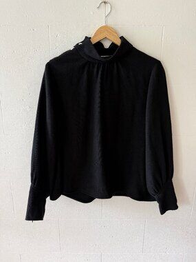 Ba$sh | Wool Blend Diamond Button Sweater | Quiet Luxury Fall | Smal